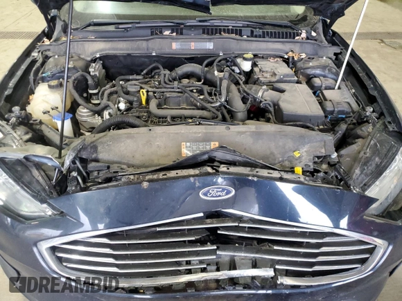 2020 Ford Fusion SE with VIN 3FA6P0HD9LR179565, listed as a Copart auction lot 83744344 with 51,299 mi miles and Salvage Title. Bid and sale history available at carsss.com. Image 11.