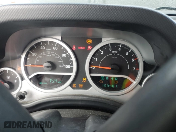 2009 Jeep Wrangler Unlimited Rubicon with VIN 1J4GA69199L713060, listed as a Copart auction lot 58543595 with 159,981 mi miles and Clean title. Bid and sale history available at DreamBid. Image 9.