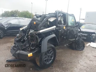 2024 Jeep Wrangler Sport S with VIN 1C4PJXDN3RW329408, listed as a IAAI auction lot 41900483 with Not provided miles and . Bid and sale history available at DreamBid. Image 4.