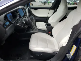 2020 Tesla Model S Long Range with VIN 5YJSA1E20LF415038, listed as a Copart auction lot 48950225 with 61,946 mi miles and Salvage title. Bid and sale history available at DreamBid. Image 7.