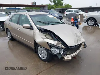 2005 Honda Accord LX with VIN 1HGCM56465A021298, listed as a IAAI auction lot 42474025 with 232,056 mi miles and . Bid and sale history available at DreamBid. Image 1.