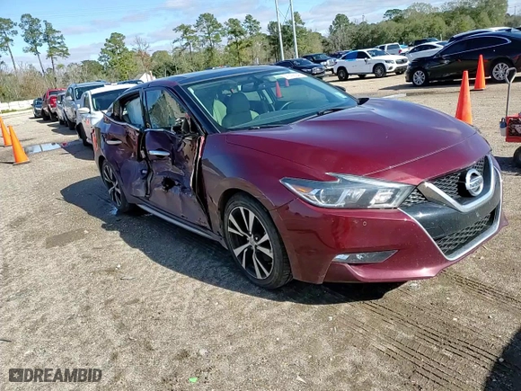 2018 Nissan Maxima Platinum with VIN 1N4AA6AP6JC399549, listed as a Copart auction lot 41493045 with 128,293 mi miles and Salvage Title. Bid and sale history available at carsss.com. Image 10.