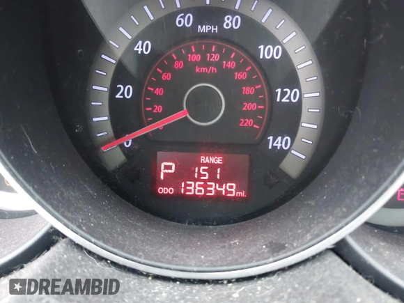 2011 Kia Forte EX with VIN KNAFU4A25B5462577, listed as a IAAI auction lot 41847917 with 136,349 mi miles. Bid and sale history available at carsss.com. Image 15.