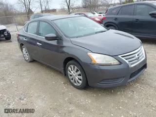 2014 Nissan Sentra SV with VIN 3N1AB7AP5EL666741, listed as a IAAI auction lot 41941685 with 151,508 mi miles. Bid and sale history available at carsss.com. Image 1.