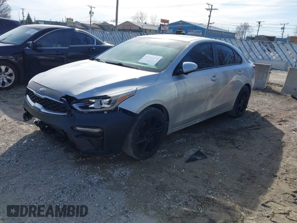 2019 Kia Forte S with VIN 3KPF34AD7KE027183, listed as a IAAI auction lot 41764274 with 92,840 mi miles and . Bid and sale history available at carsss.com. Image 22.