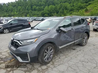 2021 Honda CR-V Touring with VIN 5J6RW2H99ML003482, listed as a Copart auction lot 60992995 with 96,319 mi miles and Salvage title. Bid and sale history available at DreamBid. Image 1.