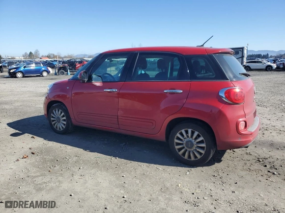 2014 FIAT 500L Easy with VIN ZFBCFABHXEZ025725, listed as a Copart auction lot 46731575 with 162194 miles and Salvage Title. Bid and sale history available at carsss.com. Image 2.