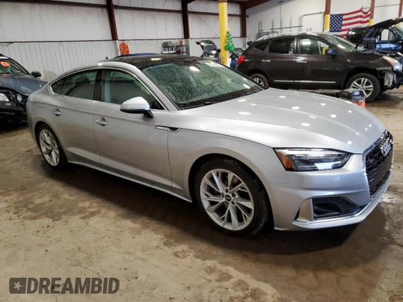 2022 Audi A5 Sportback Premium with VIN WAUABCF5XNA015901, listed as a Copart auction lot 45576204 with 12,271 mi miles. Bid and sale history available at carsss.com. Image 4.