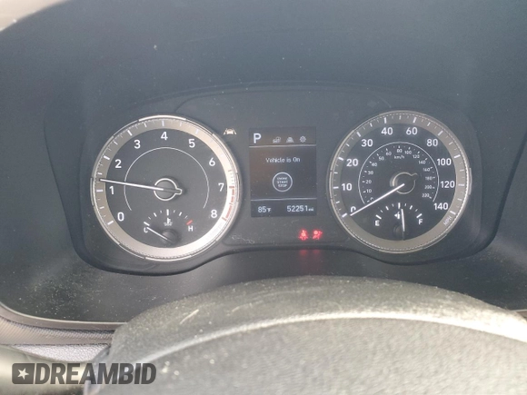 2022 Hyundai Venue SEL with VIN KMHRC8A38NU132103, listed as a Copart auction lot 64608965 with 52,251 mi miles and Salvage title. Bid and sale history available at DreamBid. Image 9.