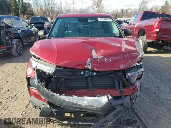 2021 Chevrolet TrailBlazer LS with VIN KL79MNSL0MB123823, listed as a Copart auction lot 82370674 with 48,229 mi miles and Salvage Title. Bid and sale history available at carsss.com. Image 5.