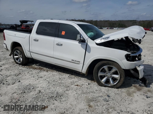 2020 Ram 1500 Limited with VIN 1C6SRFHT9LN370216, listed as a Copart auction lot 49247865 with 0 mi miles and Salvage Title. Bid and sale history available at carsss.com. Image 4.