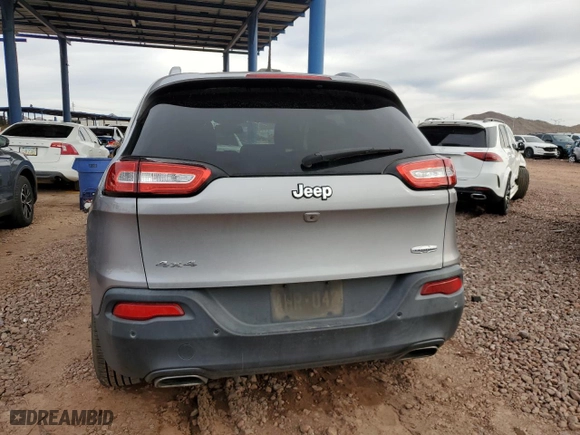 2017 Jeep Cherokee Latitude with VIN 1C4PJMCS2HW601547, listed as a Copart auction lot 49197945 with 77,784 mi miles and Salvage Title. Bid and sale history available at carsss.com. Image 6.