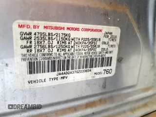 2016 Mitsubishi Outlander ES with VIN JA4AD2A37GZ033834, listed as a Copart auction lot 61653055 with 240,855 mi miles and Clean title. Bid and sale history available at DreamBid. Image 13.