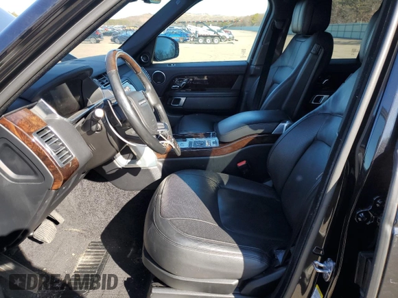 2020 Land Rover Range Rover HSE with VIN SALGS2RU3LA400233, listed as a Copart auction lot 47817755 with 50,611 mi miles and Non Repairable. Bid and sale history available at DreamBid. Image 7.