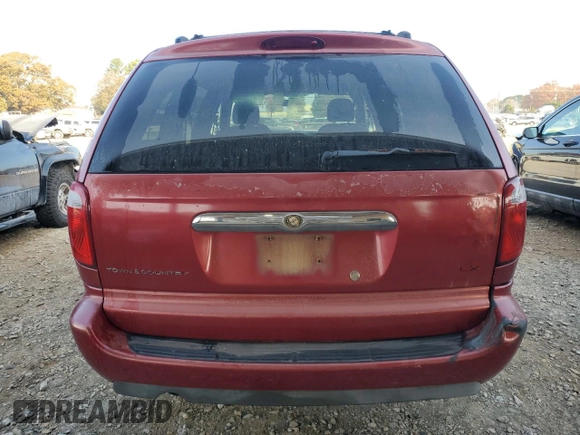 2006 Chrysler Town & Country LWB LX with VIN 2A4GP44R86R665263, listed as a Copart auction lot 83442744 with 327,230 mi miles and Salvage Title. Bid and sale history available at carsss.com. Image 6.