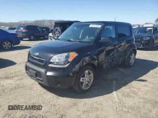 2011 Kia Soul + with VIN KNDJT2A20B7204430, listed as a Copart auction lot 52247635 with 124,491 mi miles and Clean Title. Bid and sale history available at carsss.com. Image 1.
