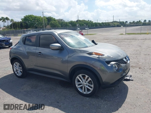2015 Nissan Juke SV with VIN JN8AF5MV8FT553710, listed as a IAAI auction lot 41522207 with 114,824 mi miles. Bid and sale history available at carsss.com. Image 1.