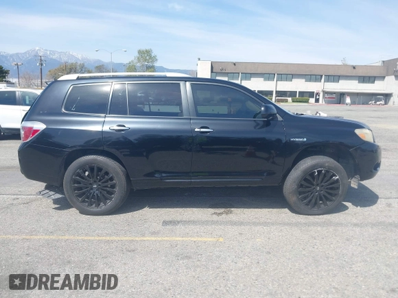 2009 Toyota Highlander Hybrid with VIN JTEEW41A592026819, listed as a IAAI auction lot 41837703 with 216,588 mi miles. Bid and sale history available at carsss.com. Image 13.