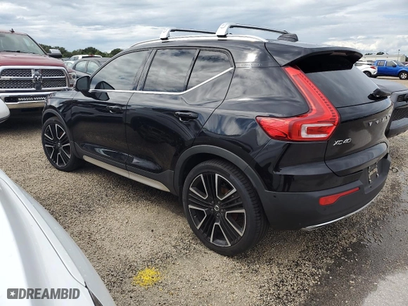 2020 Volvo XC40 Inscription with VIN YV4162UL7L2186709, listed as a Copart auction lot 74259414 with 0 mi miles and Non Repairable. Bid and sale history available at carsss.com. Image 2.
