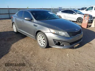 2015 Kia Optima EX z VIN 5XXGN4A7XFG402635, wystawiony jako IAAI lot #41952546 z przebiegiem 121 390 mil mil oraz . Historia ofert i sprzedaży dostępna na DreamBid. Obrazek 1.