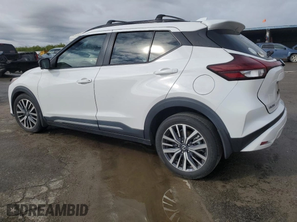 2021 Nissan Kicks SR with VIN 3N1CP5DV4ML489686, listed as a Copart auction lot 49098215 with 50,881 mi miles and Salvage Title. Bid and sale history available at carsss.com. Image 2.