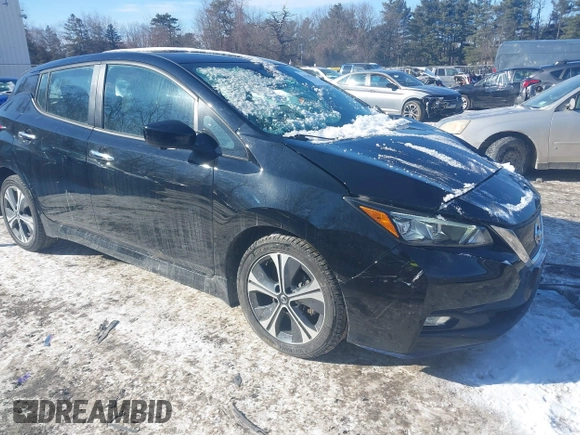 2022 Nissan LEAF SV Plus with VIN 1N4BZ1CV6NC552738, listed as a IAAI auction lot 41383500 with 44,205 mi miles and . Bid and sale history available at DreamBid. Image 1.