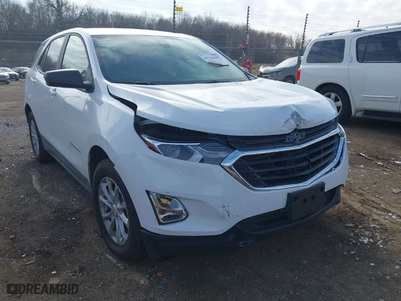 2020 Chevrolet Equinox LS with VIN 3GNAXSEV7LS706323, listed as a IAAI auction lot 41543070 with 1,809 mi miles. Bid and sale history available at carsss.com. Image 1.
