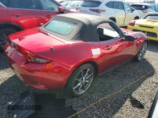 2021 Mazda MX-5 Miata Grand Touring with VIN JM1NDAD79M0451182, listed as a Copart auction lot 73790354 with Not provided miles and Non repairable. Bid and sale history available at DreamBid. Image 3.