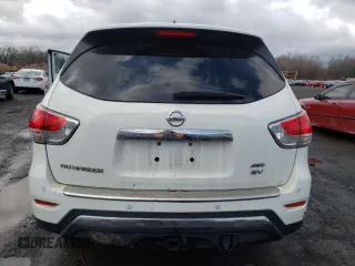 2016 Nissan Pathfinder SV with VIN 5N1AR2MM5GC652782, listed as a Copart auction lot 48289305 with 117,667 mi miles and Salvage Title. Bid and sale history available at carsss.com. Image 6.