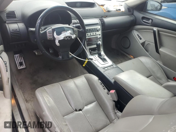 2005 Infiniti G35 Coupe with VIN JNKCV54E85M403143, listed as a Copart auction lot 64476634 with 206,226 mi miles and Salvage Title. Bid and sale history available at carsss.com. Image 8.