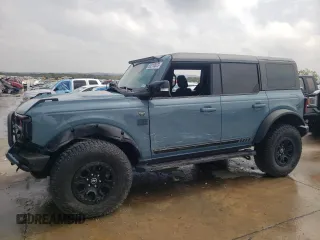 2021 Ford Bronco First Edition with VIN 1FMEE5EP0MLA42596, listed as a Copart auction lot 63210803 with 0 mi miles. Bid and sale history available at carsss.com. Image 1.