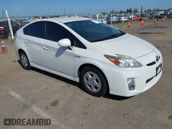 2010 Toyota Prius II with VIN JTDKN3DU2A0236191, listed as a IAAI auction lot 42218196 with 279,676 mi miles and . Bid and sale history available at DreamBid. Image 1.