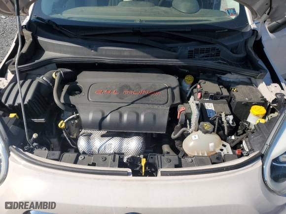 2016 FIAT 500X Lounge with VIN ZFBCFXDTXGP383328, listed as a Copart auction lot 70230904 with 100,243 mi miles and Salvage Title. Bid and sale history available at carsss.com. Image 11.