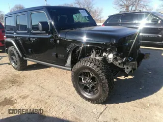2024 Jeep Wrangler Sport S with VIN 1C4PJXDG3RW266909, listed as a IAAI auction lot 41242792 with 6,132 mi miles and . Bid and sale history available at DreamBid. Image 1.