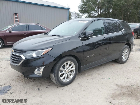 2018 Chevrolet Equinox LT with VIN 2GNAXJEV6J6162788, listed as a Copart auction lot 44858605 with 138,446 mi miles and Salvage Title. Bid and sale history available at carsss.com. Image 1.