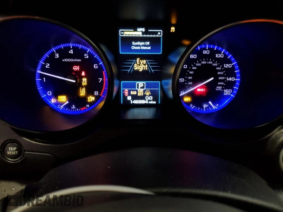 2017 Subaru Legacy Limited with VIN 4S3BNEN60H3061654, listed as a Copart auction lot 89159855 with 146,884 mi miles and Salvage Title. Bid and sale history available at carsss.com. Image 9.