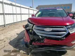 2015 Ford Edge Titanium with VIN 2FMTK4K93FBB03491, listed as a Copart auction lot 54075365 with 94,095 mi miles and Salvage Title. Bid and sale history available at carsss.com. Image 14.