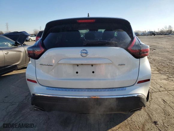2022 Nissan Murano S with VIN 5N1AZ2AS8NC129126, listed as a Copart auction lot 86288094 with 60,496 mi miles and Salvage Title. Bid and sale history available at carsss.com. Image 6.