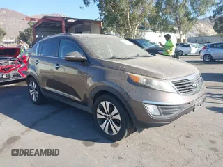 2013 Kia Sportage EX with VIN KNDPC3A23D7465943, listed as a IAAI auction lot 42828113 with 222,309 mi miles and . Bid and sale history available at DreamBid. Image 1.