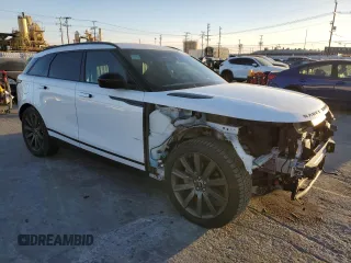 2018 Land Rover Range Rover Velar R-Dynamic HSE with VIN SALYM2RV7JA753014, listed as a Copart auction lot 41830255 with 33,339 mi miles and Salvage Title. Bid and sale history available at carsss.com. Image 4.