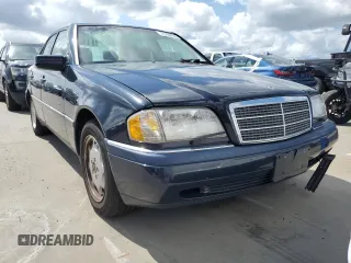 1996 Mercedes-Benz C with VIN WDBHA28E3TF392659, listed as a Copart auction lot 75169934 with Not Provided miles and Salvage Title. Bid and sale history available at carsss.com. Image 5.