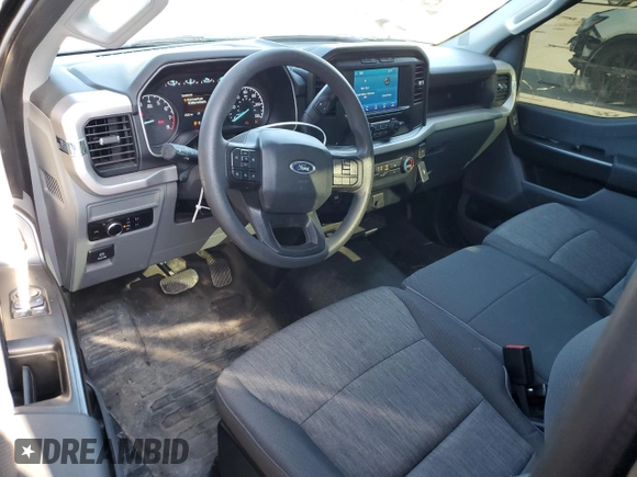2023 Ford F-150 XL with VIN 1FTMF1C5XPKF48986, listed as a Copart auction lot 88683405 with 23,526 mi miles and Salvage Title. Bid and sale history available at carsss.com. Image 8.