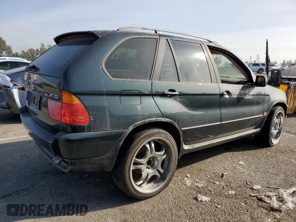 2001 BMW X5 3.0i with VIN WBAFA53521LM74248, listed as a Copart auction lot 86375254 with 0 mi miles and Clean Title. Bid and sale history available at carsss.com. Image 3.