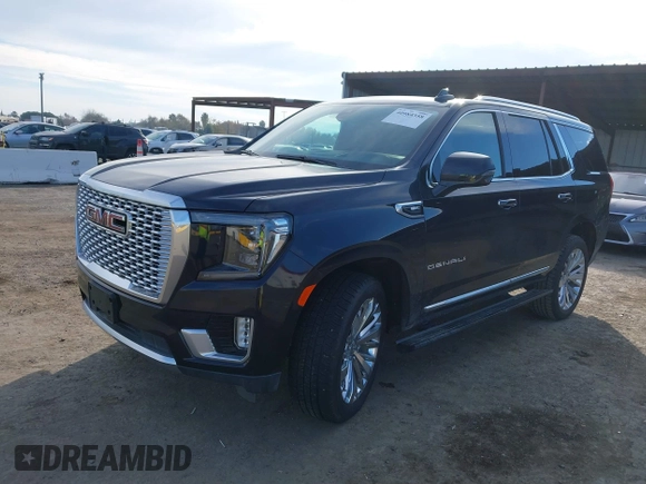 2021 GMC Yukon Denali with VIN 1GKS2DKL5MR144814, listed as a IAAI auction lot 40984358 with 1 mi miles. Bid and sale history available at carsss.com. Image 2.