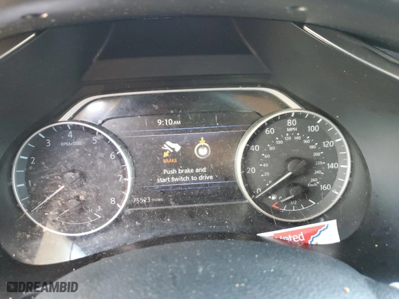 2017 Nissan Murano SL with VIN 5N1AZ2MGXHN107998, listed as a Copart auction lot 81230784 with 75,523 mi miles and Salvage Title. Bid and sale history available at carsss.com. Image 9.
