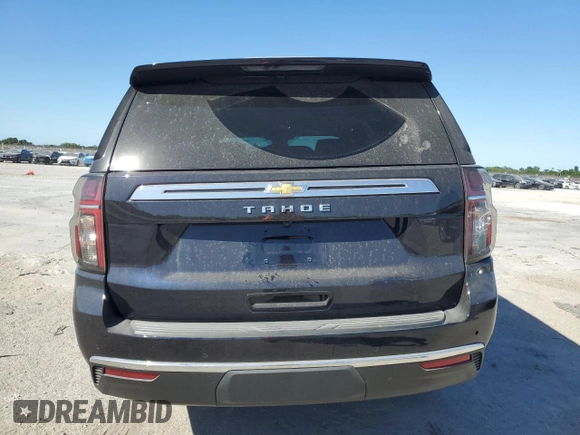 2024 Chevrolet Tahoe LS with VIN 1GNSCMKD3RR213273, listed as a Copart auction lot 82114044 with 1,588 mi miles and Salvage title. Bid and sale history available at DreamBid. Image 6.