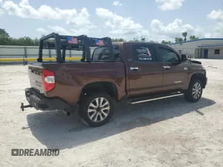 2017 Toyota Tundra Limited with VIN 5TFFW5F12HX223522, listed as a Copart auction lot 59912105 with 94,567 mi miles and Salvage title. Bid and sale history available at DreamBid. Image 3.