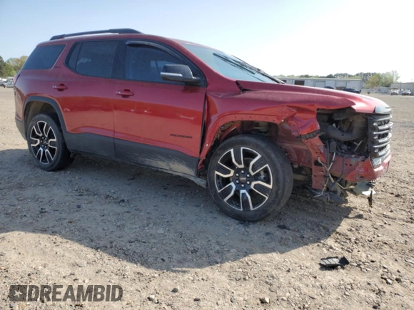2021 GMC Acadia SLE with VIN 1GKKNKLA0MZ177941, listed as a Copart auction lot 51217025 with 145,530 mi miles and Salvage title. Bid and sale history available at DreamBid. Image 4.
