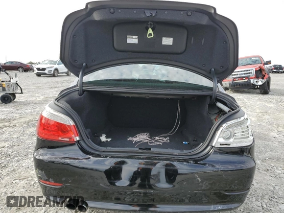 2008 BMW 5 Series 535i with VIN WBANW13598CZ78425, listed as a Copart auction lot 42094325 with 128,455 mi miles and Salvage Title. Bid and sale history available at carsss.com. Image 6.