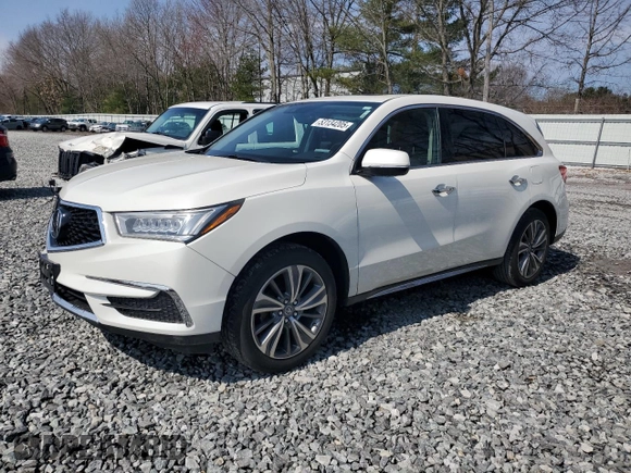 2017 Acura MDX Technology z VIN 5FRYD4H53HB025873, wystawiony jako Copart lot #53134205 z przebiegiem 95 654 mil mil oraz Szkoda całkowita • Salvage title. Historia ofert i sprzedaży dostępna na DreamBid. Obrazek 1.